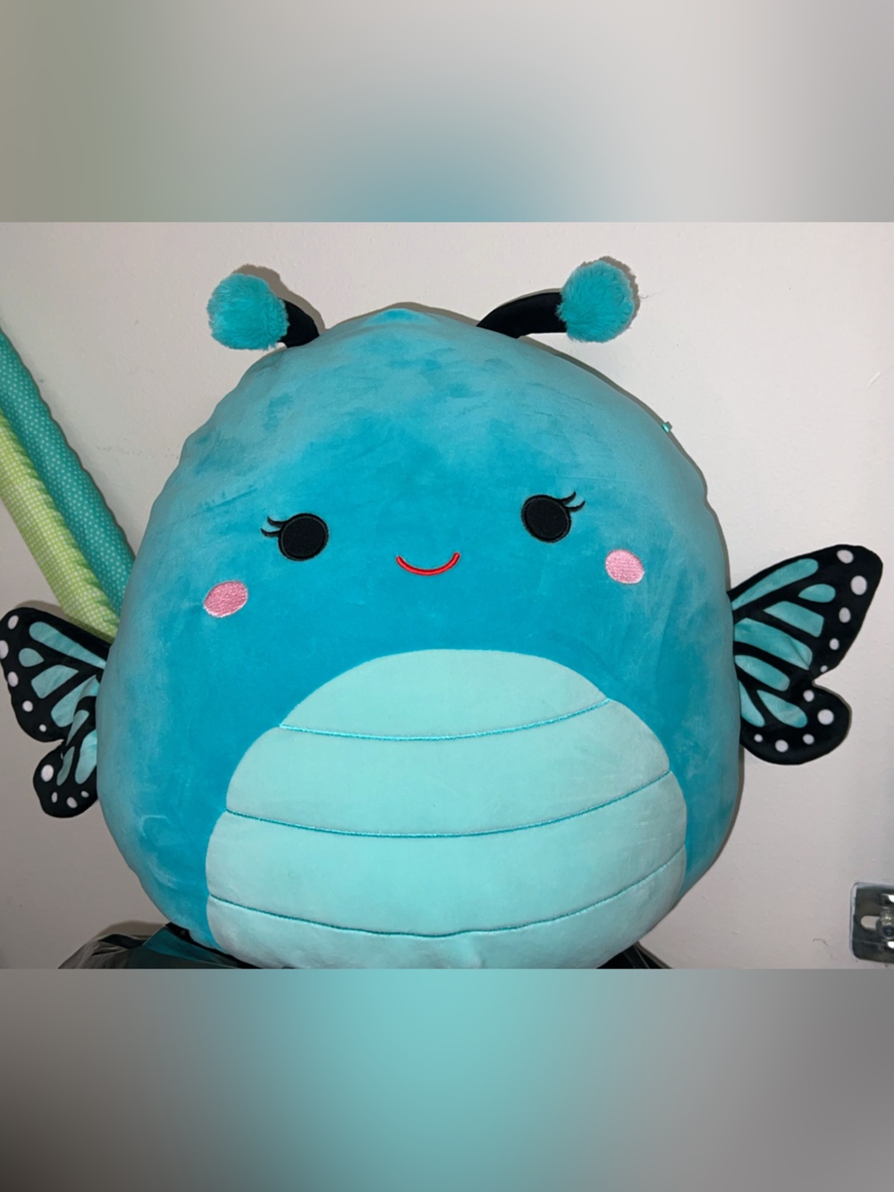 Squishmallow Hydrangea Monarch butterfly plush